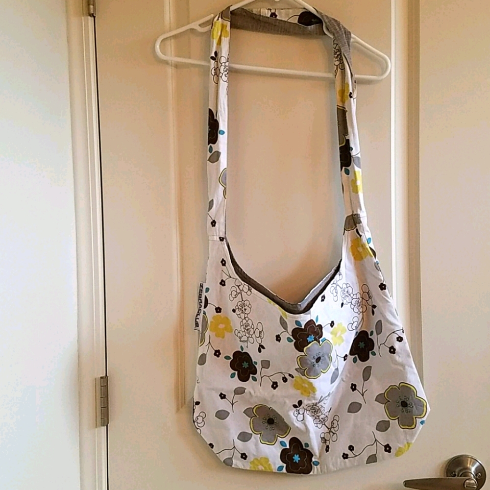 Floral cloth bag Zebra Club